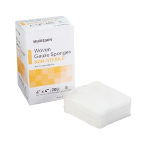 Gauze Sponge 4 X 4 Inch 8-Ply NonSterile 200 per Pack