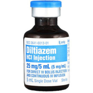 Diltiazem 5mg/ml, 5ml Vials, Box of 10