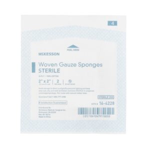 Gauze Sponge 2 X 2 Inch 8-Ply Sterile Box of 50