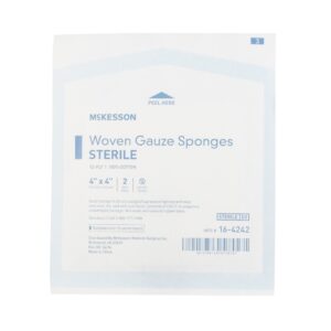 Gauze Sponge 4 X 4 Inch 12-Ply Sterile Box of 25