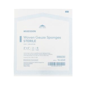 Gauze Sponge 4 X 4 Inch 8-Ply Sterile 2 per Pack Box of 50