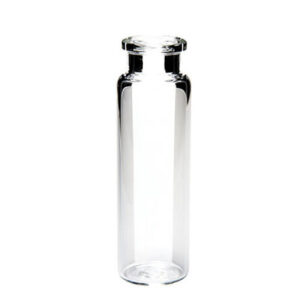 (2400PCS) 10ml Tall Sample Vials Clear Glass Bottle 20mm Crimp Top Headspace