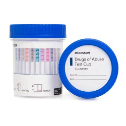 Drugs of Abuse Test Kit AMP, BAR, BUP, BZO, COC, mAMP/MET, MDMA, MOP300, MTD, OXY, PCP, THC (OX, pH, SG) CLIA Waived Box of 25