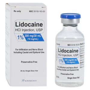 Lidocaine HCl Injection 1% Preservative Free SDV 30mL Each 1