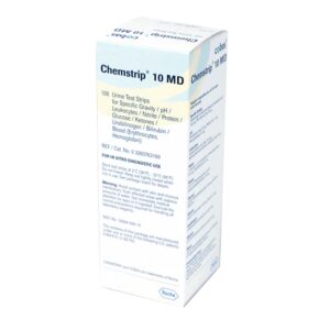 Urinalysis Reagent Chemstrip Bilirubin, Blood, Glucose, Ketone, Leukocytes, Nitrite, pH, Protein, Specific Gravity, Urobilinogen For Urinalysis CLIA Waived