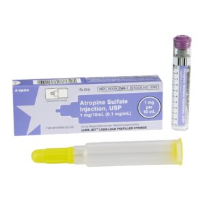 Atropine Sulfate (Ansyr) 0.1mg | 10mL Pre-Filled Syringe Each 1