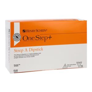 OneStep Plus Strep A Dipstick Test Kit CLIA Waived Box of 25
