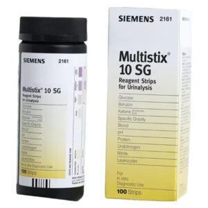 Multistix Siemens Urinalysis Test Strips 10 SG Box of 100